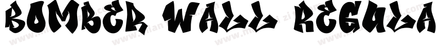 Bomber Wall Regular Fill Demo字体转换